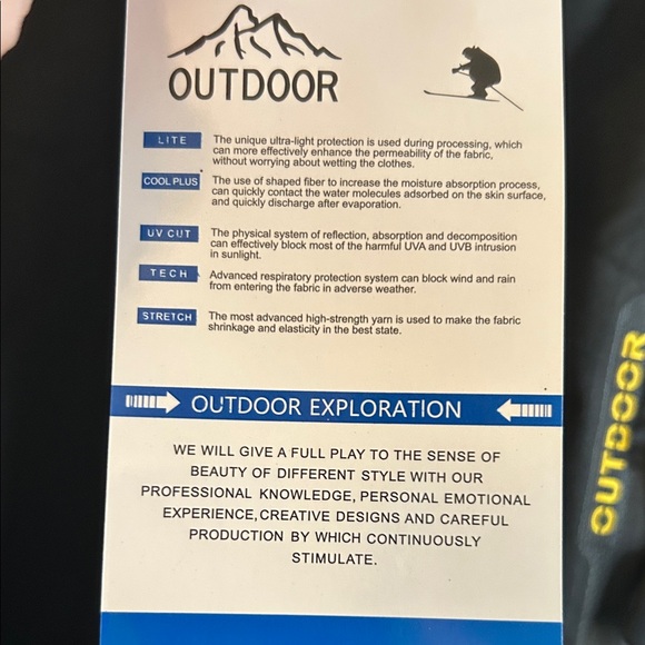 Men's Black Waterproof Ski Jacket with Yellow Accents - Picture 4 of 7